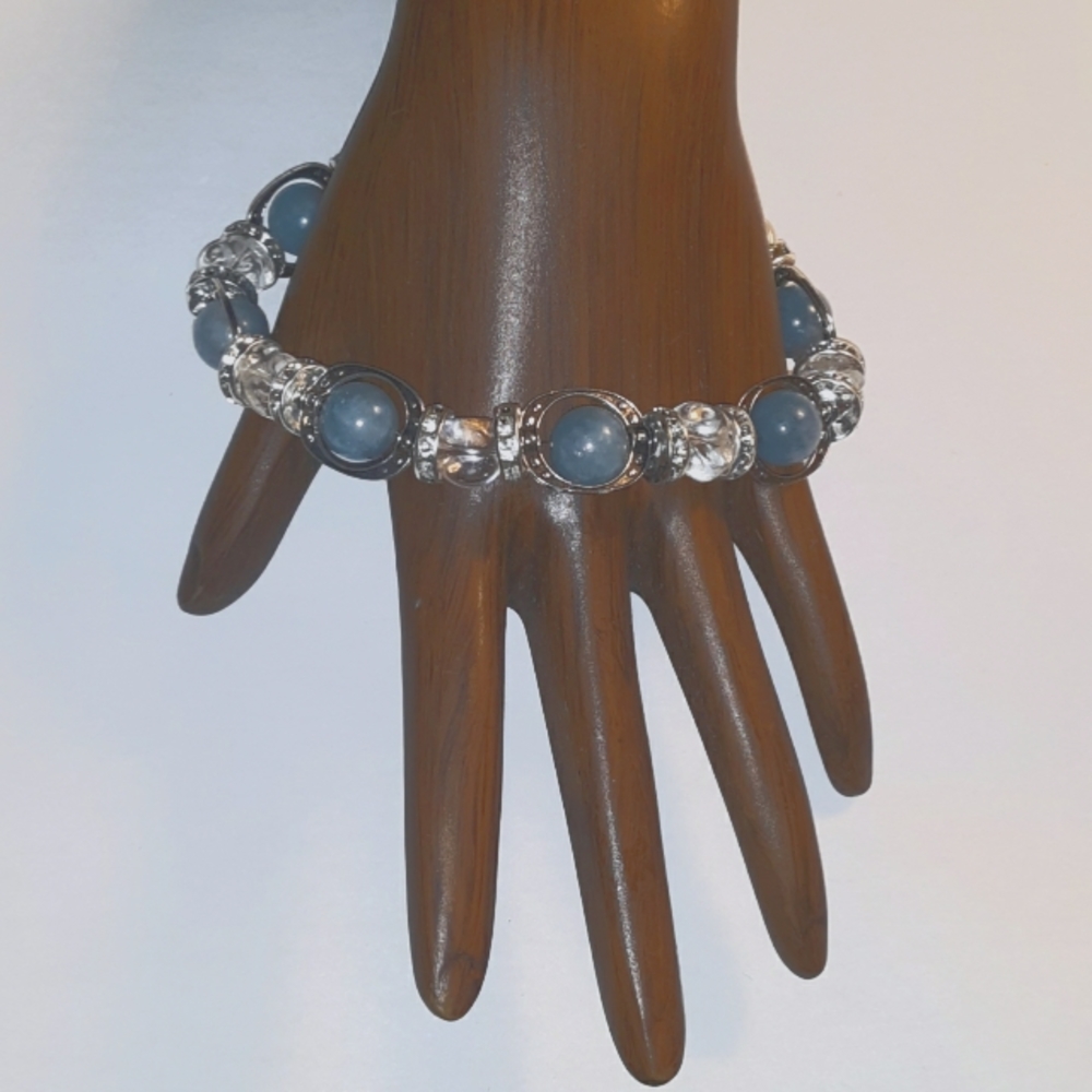 BLUE CHALCEDONY BRACELET